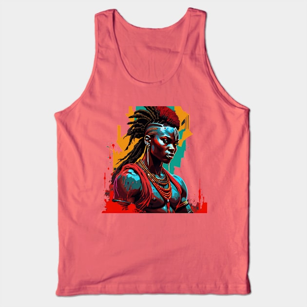 proud african warrior Tank Top by TaevasDesign